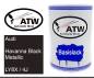 Preview: Audi, Havanna Black Metallic, LY8X / 4J: 500ml Lackdose, von ATW Autoteile West.